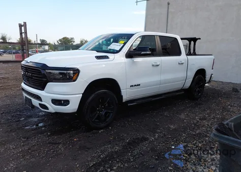 2021 Ram 1500 Big Horn 4X4 5'7 Box from USA, damaged, VIN 1C6SRFFT6MN569356